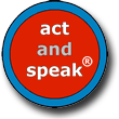 logo act & speak